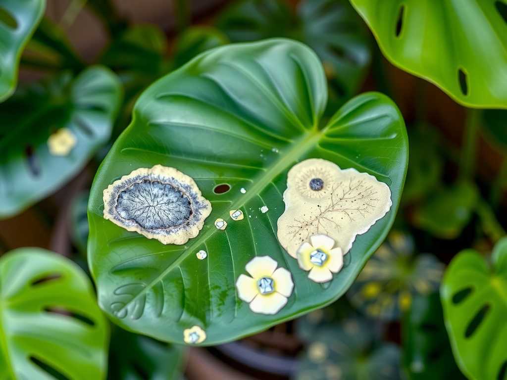 Monstera Mold on Leaves: Fungal Growth Treatment(1)