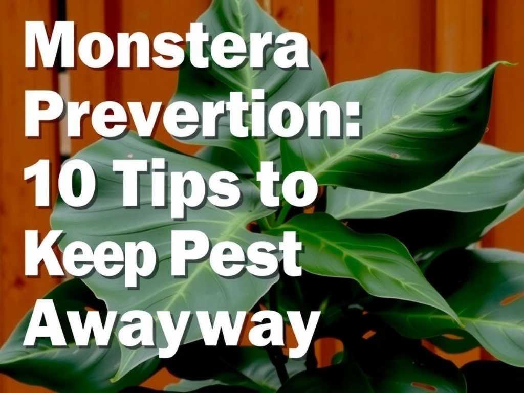 Monstera Pest Prevention: 10 Tips to Keep Bugs Away